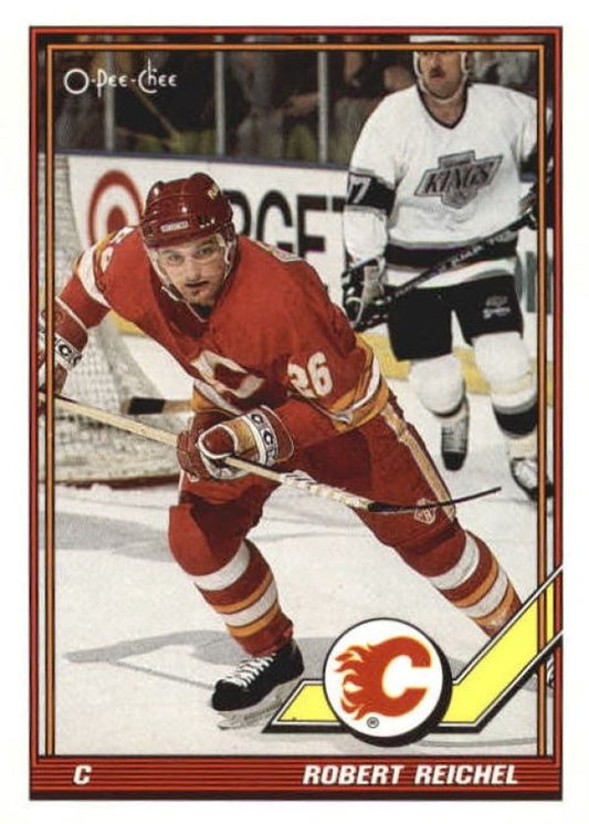 NHL 1991-92 O-Pee-Chee - No 411 - Robert Reichel