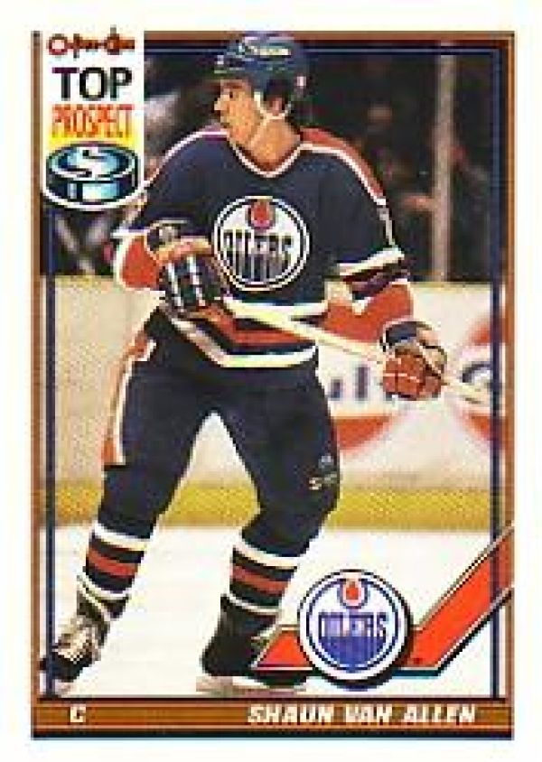 NHL 1991-92 O-Pee-Chee - No 414 - Shaun van Allen