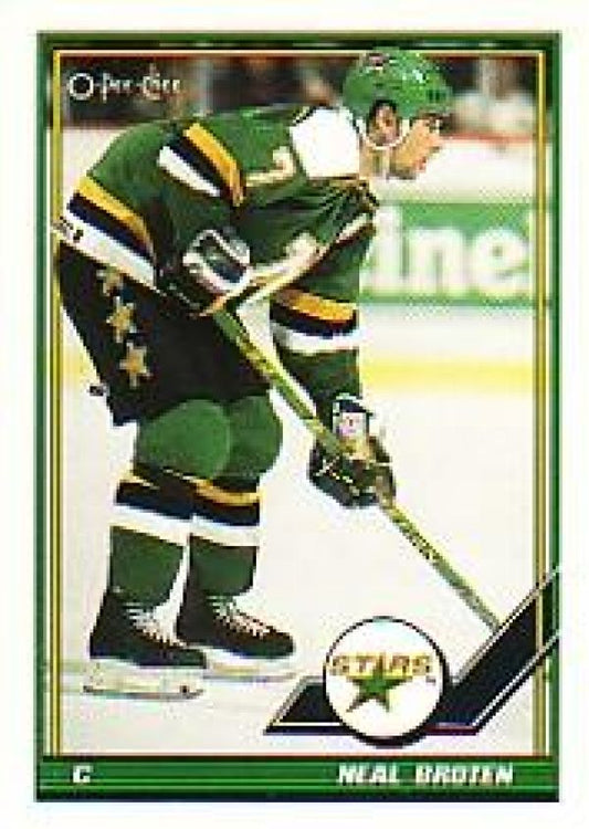 NHL 1991-92 O-Pee-Chee - No 420 - Neal Broten