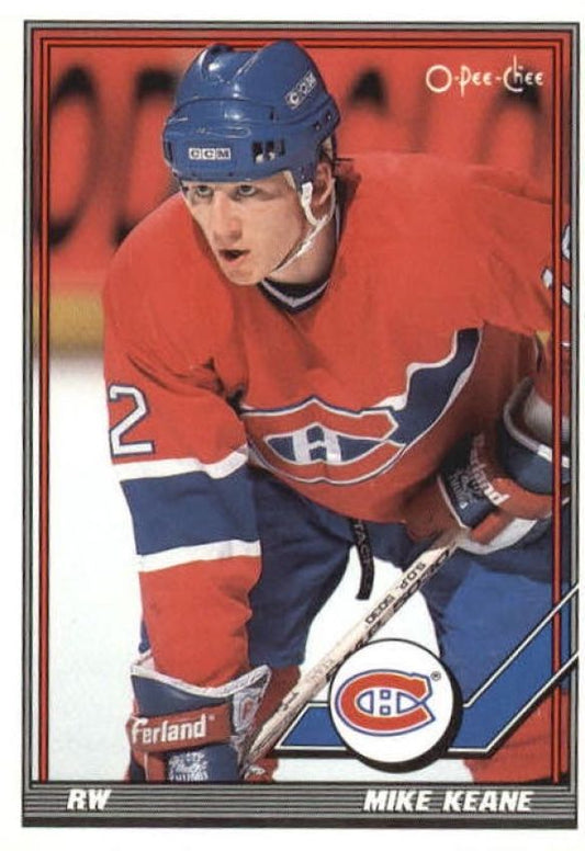 NHL 1991-92 O-Pee-Chee - No 434 - Mike Keane