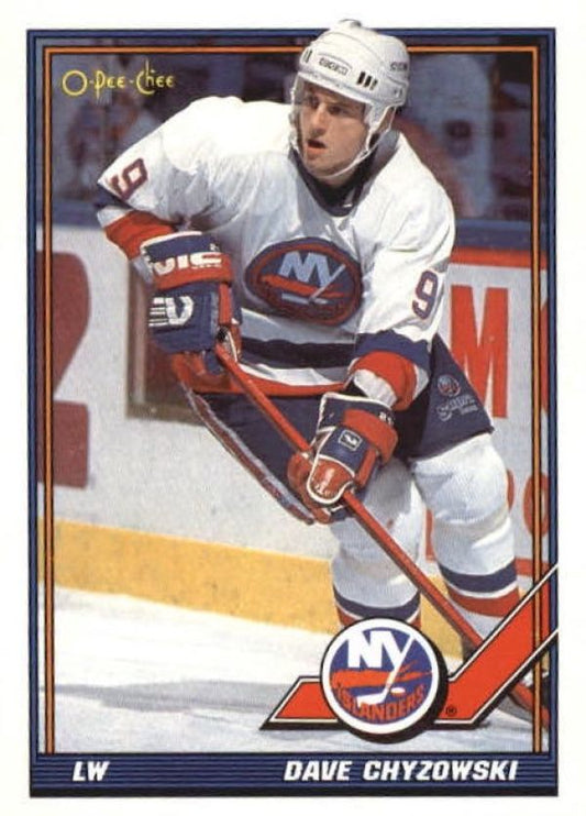 NHL 1991-92 O-Pee-Chee - No 435 - Dave Chyzowski