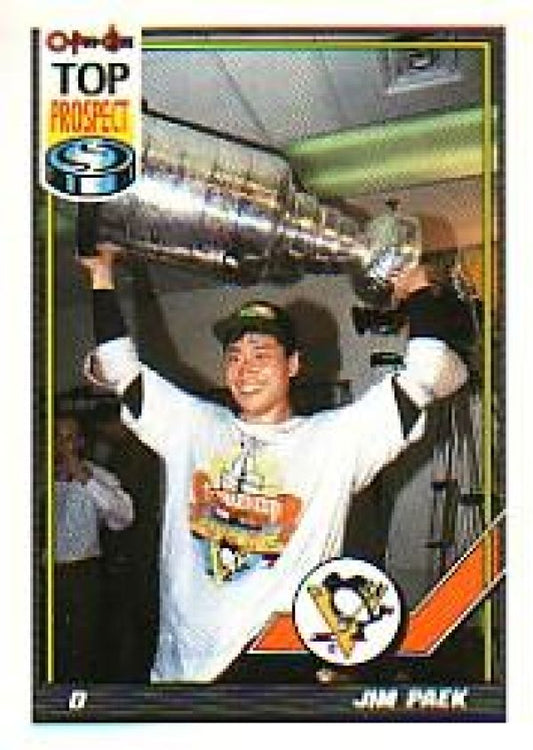 NHL 1991-92 O-Pee-Chee - No 437 - Jim Paek