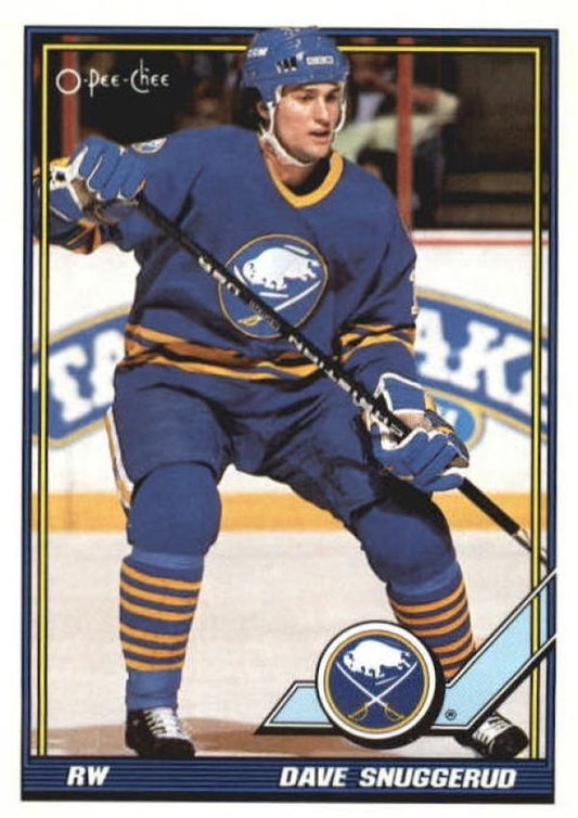 NHL 1991-92 O-Pee-Chee - No 441 - Dave Snuggerud