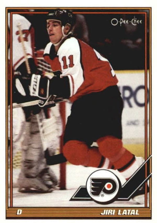 NHL 1991-92 O-Pee-Chee - No 444 - Jiri Latal