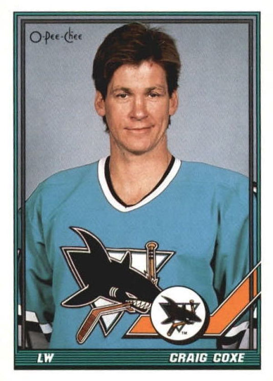 NHL 1991-92 O-Pee-Chee - No 447 - Craig Coxe