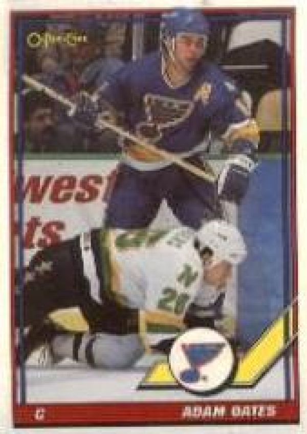 NHL 1991-92 O-Pee-Chee - No 448 - Adam Oates