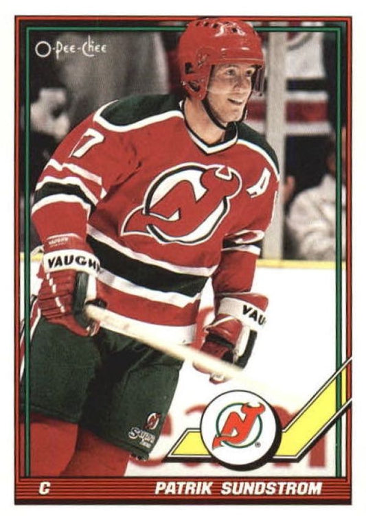 NHL 1991-92 O-Pee-Chee - No 451 - Patrik Sundstrom