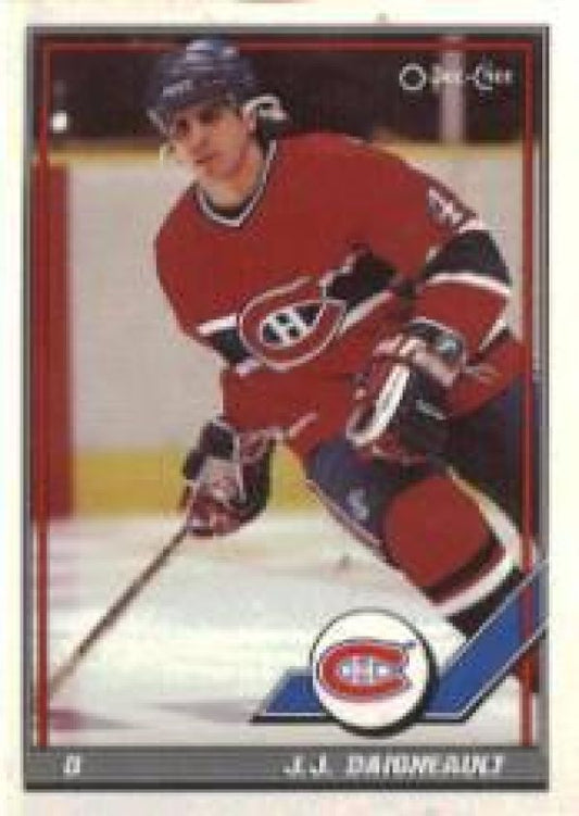 NHL 1991-92 O-Pee-Chee - No 456 - J.J. Daigneault