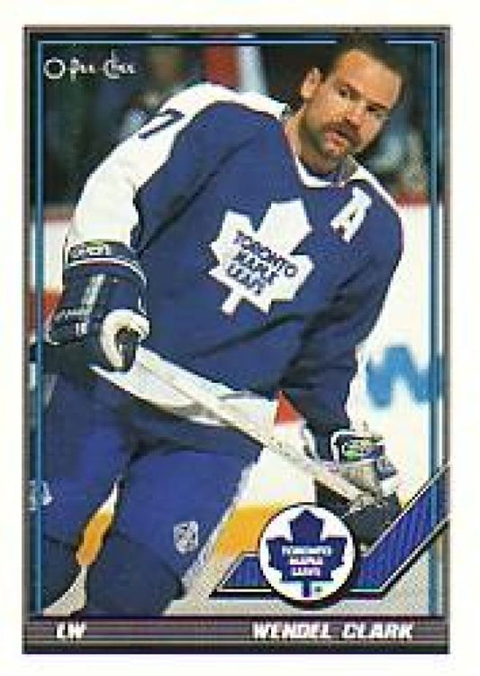 NHL 1991-92 O-Pee-Chee - No 464 - Wendel Clark