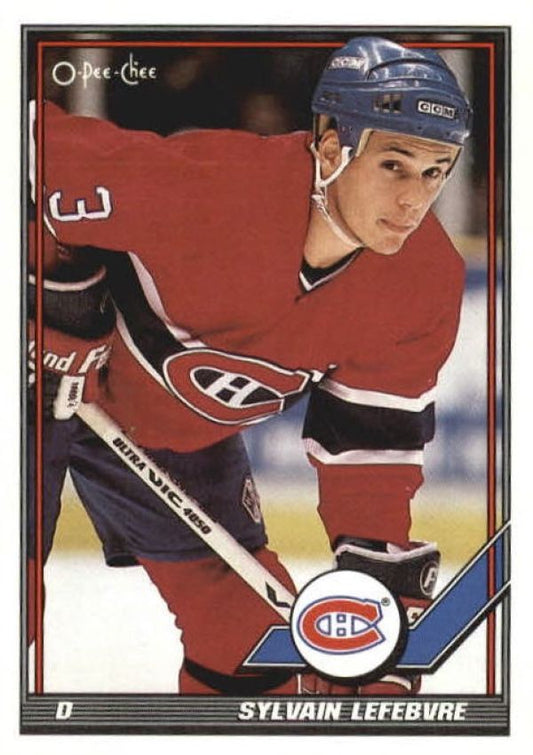 NHL 1991-92 O-Pee-Chee - No 489 - Sylvain Lefebvre