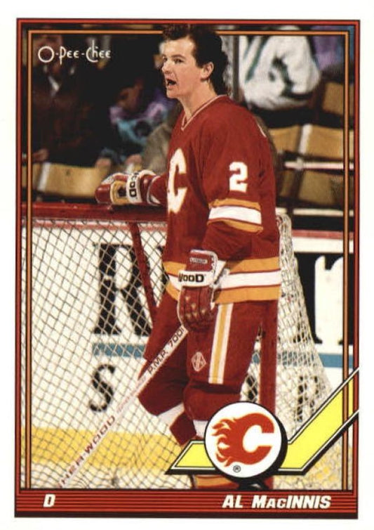 NHL 1991-92 O-Pee-Chee - No 491 - Al MacInnis