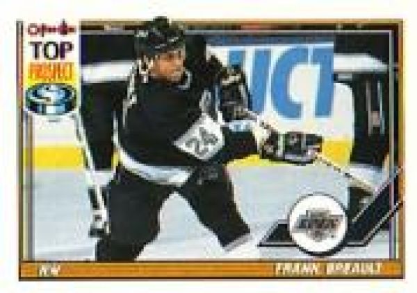 NHL 1991-92 O-Pee-Chee - No 496 - Frank Breault