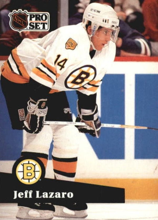 NHL 1991-92 ProSet - No 13 - Jeff Lazaro