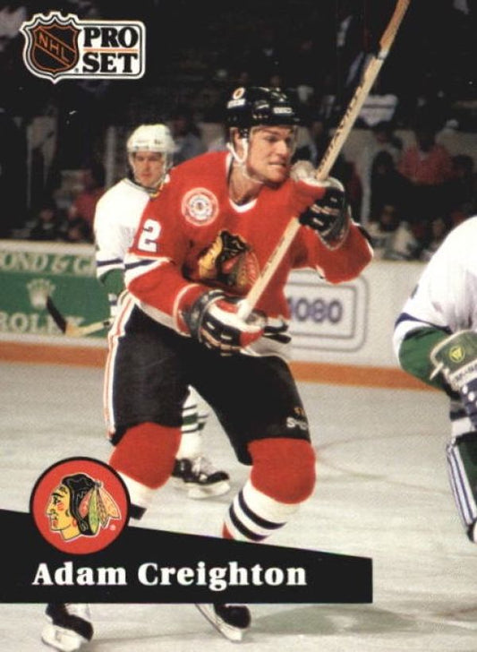 NHL 1991-92 ProSet - No 42 - Adam Creighton