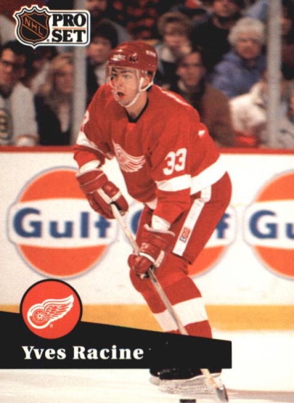 NHL 1991-92 ProSet - No 54 - Yves Racine