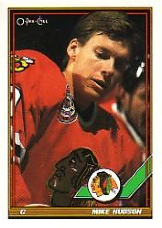 NHL 1991-92 O-Pee-Chee - No 495 - Mike Hudson