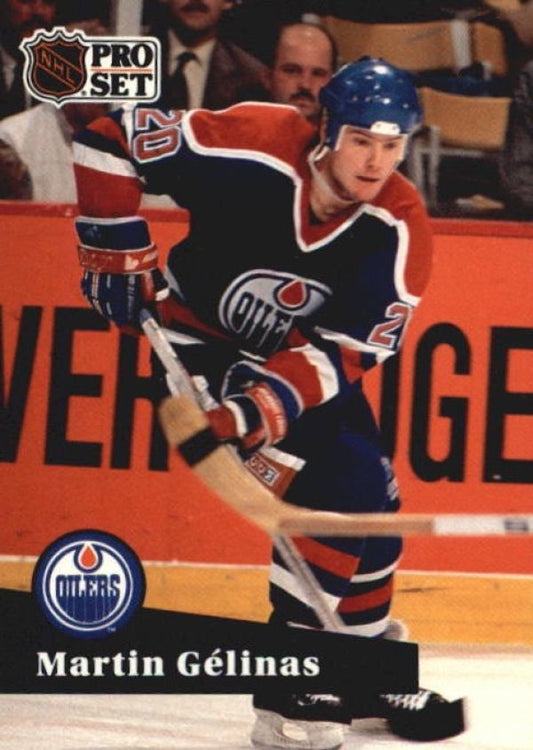 NHL 1991-92 ProSet - No 66 - Martin Gelinas