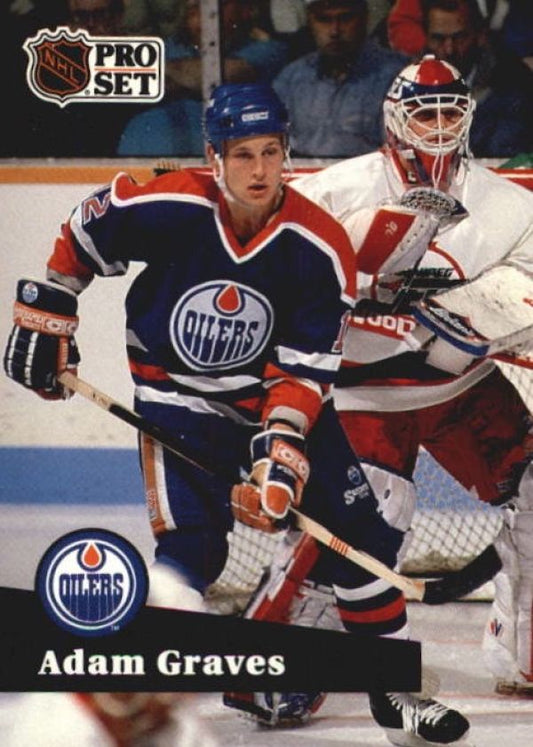 NHL 1991-92 ProSet - No 67 - Adam Graves