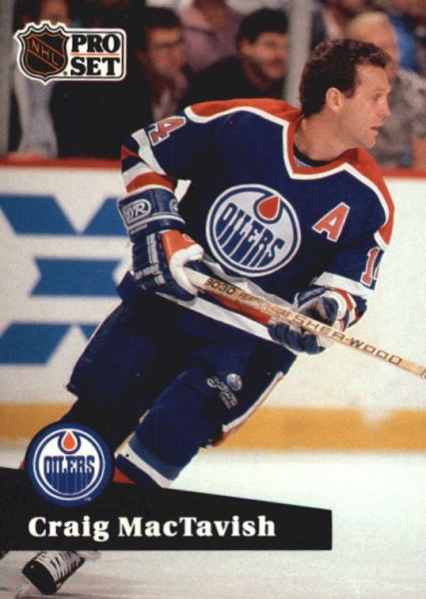 NHL 1991-92 ProSet - No 77 - Craig MacTavish