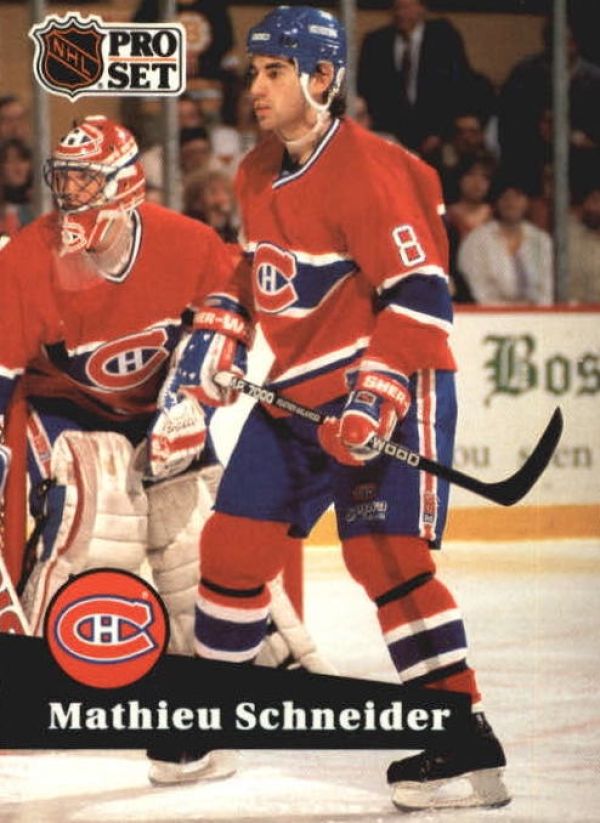 NHL 1991-92 ProSet - No 119 - Mathieu Schneider