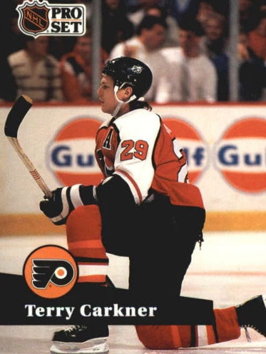 NHL 1991-92 ProSet - No 173 - Terry Carkner