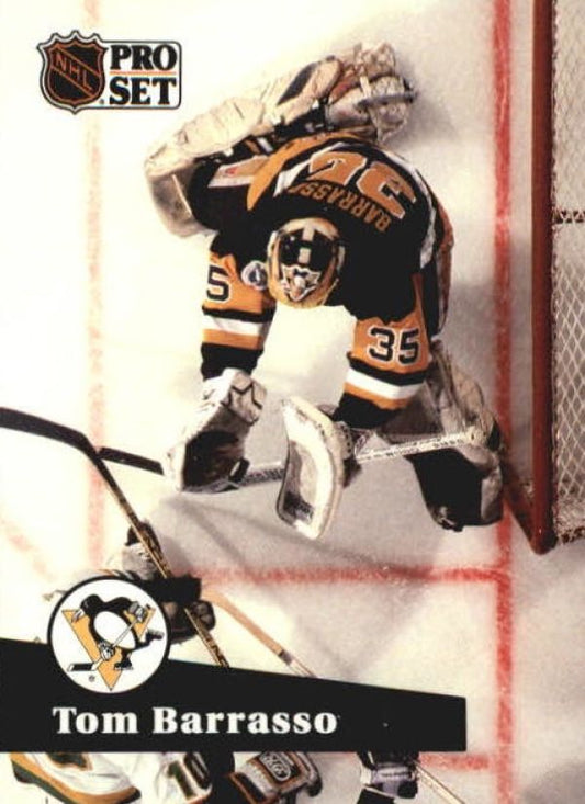 NHL 1991-92 ProSet - No 186 - Tom Barrasso