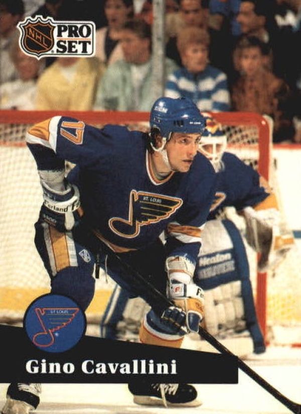 NHL 1991-92 ProSet - No 218 - Gino Cavallini