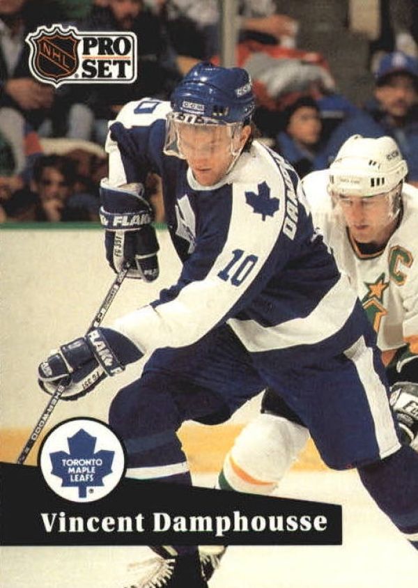 NHL 1991-92 ProSet - No 224 - Vincent Damphousse