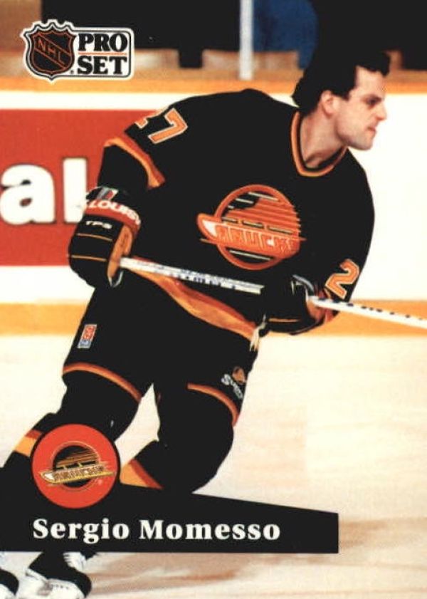 NHL 1991-92 ProSet - No 242 - Sergio Momesso