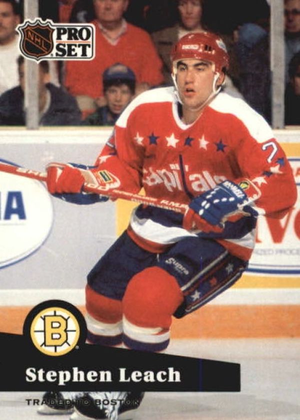 NHL 1991-92 ProSet - No 253 - Stephen Leach