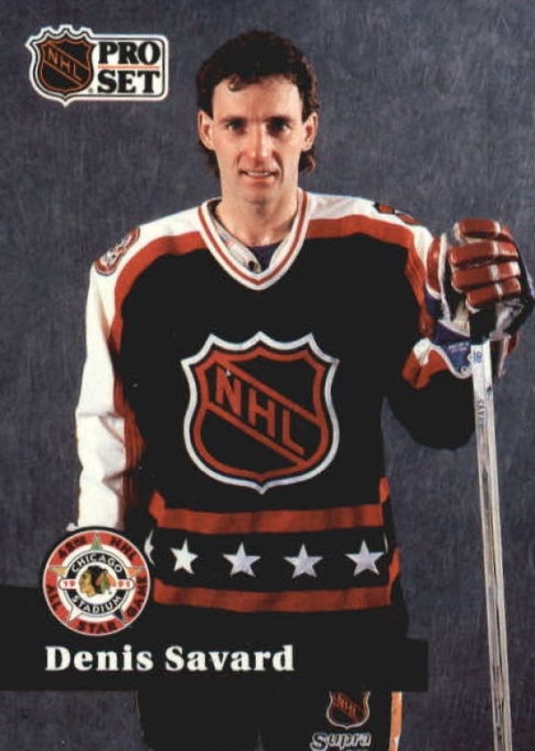 NHL 1991-92 ProSet - No 305 - Denis Savard