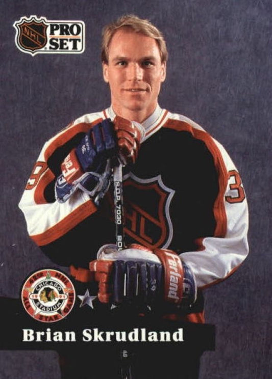 NHL 1991-92 ProSet - No 306 - Brian Skrudland