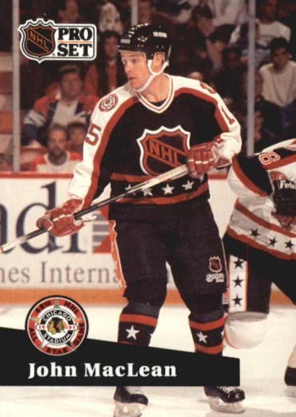 NHL 1991-92 ProSet - No 307 - John MacLean