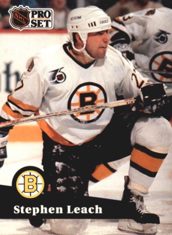 NHL 1991-92 ProSet - No 346 - Stephen Leach