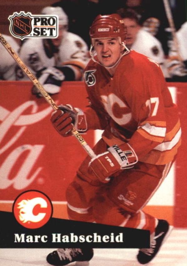 NHL 1991-92 ProSet - No 365 - Marc Habscheid