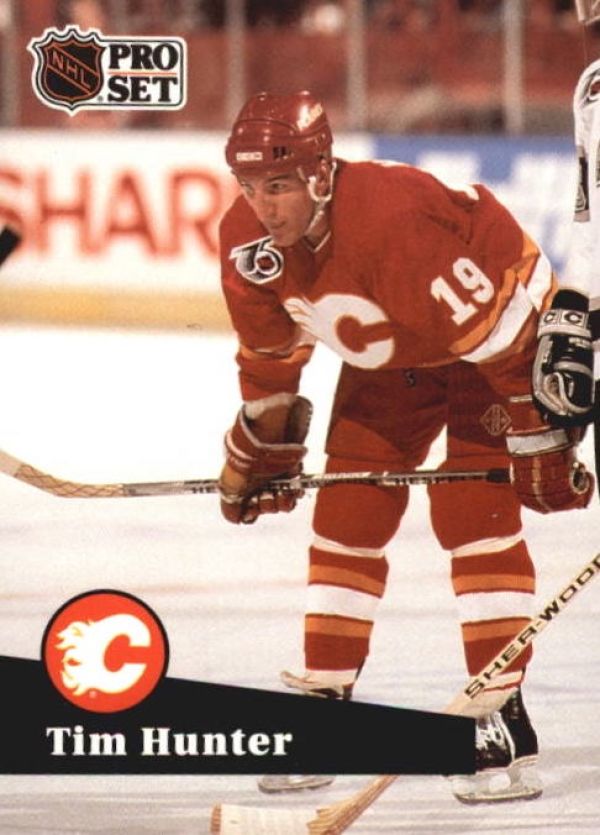 NHL 1991-92 ProSet - No 366 - Tim Hunter