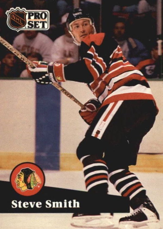 NHL 1991-92 ProSet - No 370 - Steve Smith