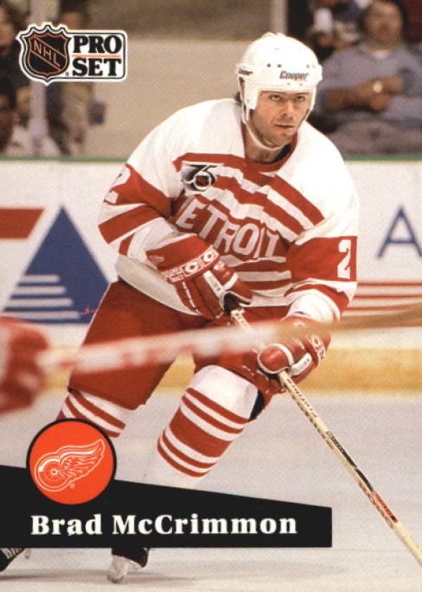 NHL 1991-92 ProSet - No 377 - Brad McCrimmon