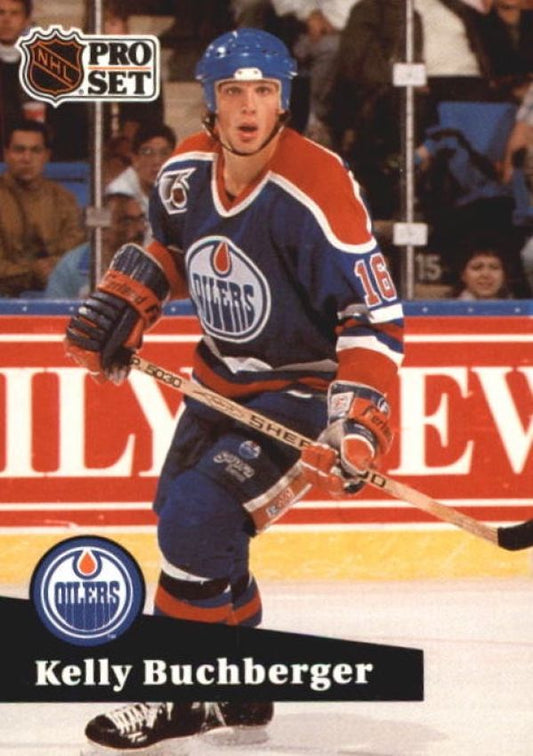 NHL 1991-92 ProSet - No 385 - Kelly Buchberger