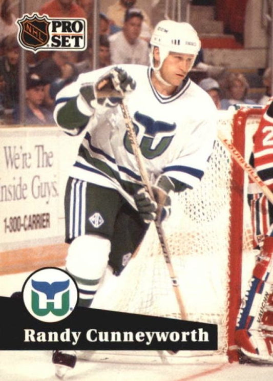 NHL 1991-92 ProSet - No 392 - Randy Cunneyworth