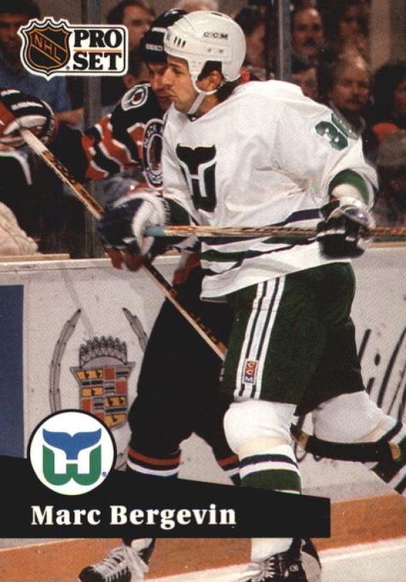 NHL 1991-92 ProSet - No 397 - Marc Bergevin