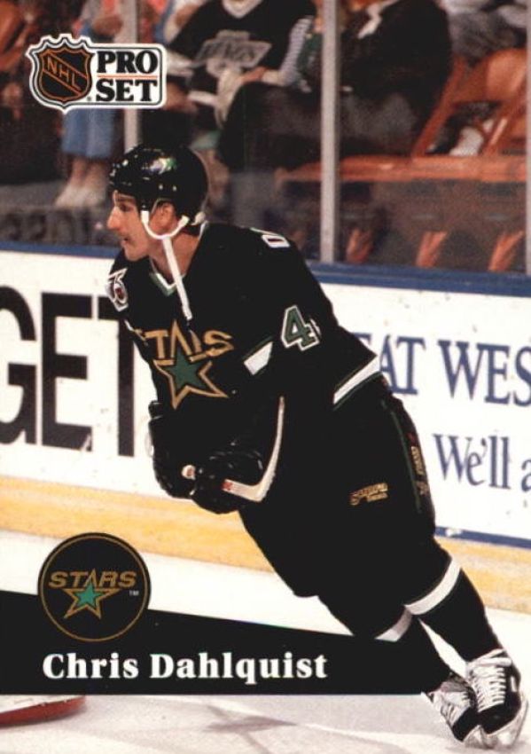 NHL 1991-92 ProSet - No 408 - Chris Dahlquist