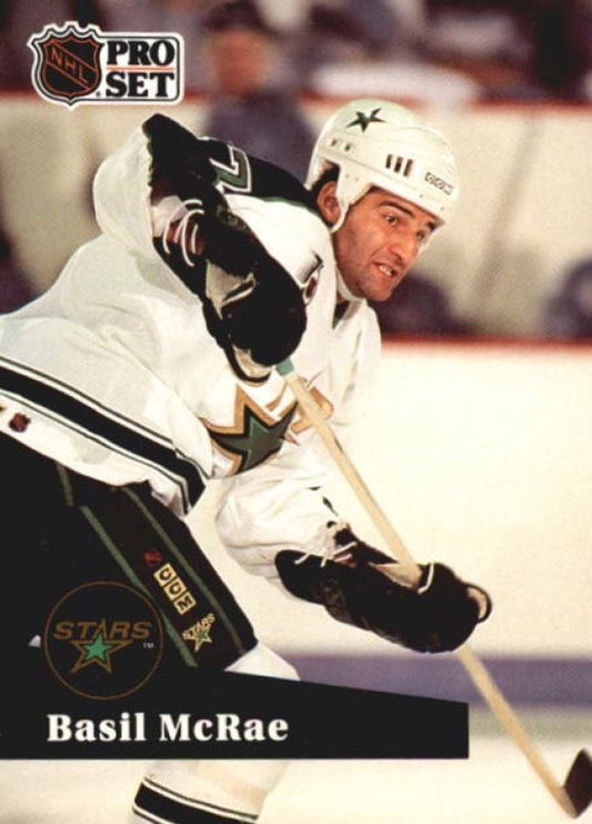 NHL 1991-92 ProSet - No 409 - Basil McRae