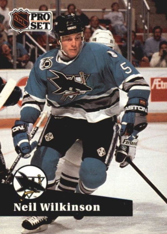 NHL 1991-92 ProSet - No 483 - Neil Wilkinson