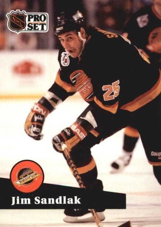 NHL 1991-92 ProSet - No 497 - Jim Sandlak