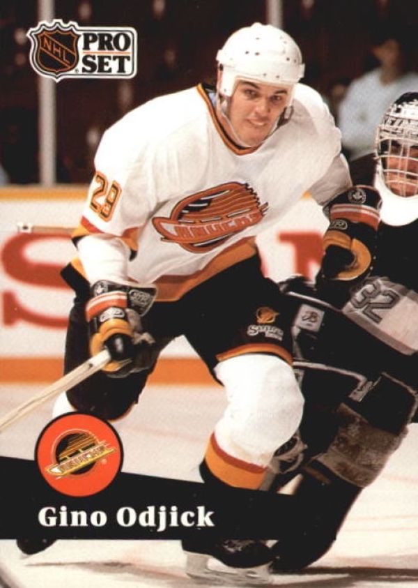 NHL 1991-92 ProSet - No 505 - Gino Odjick