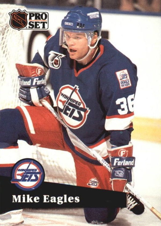 NHL 1991-92 ProSet - No 518 - Mike Eagles