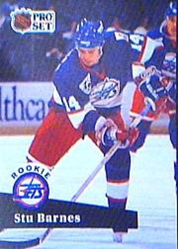 NHL 1991-92 ProSet - No 566 - Stu Barnes