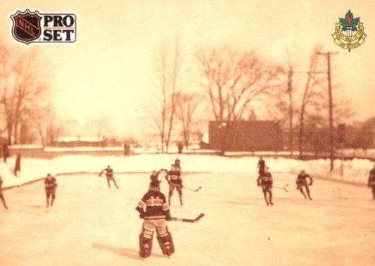 NHL 1991-92 ProSet - No 589 - Practicing Outdoors