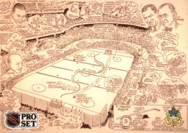 NHL 1991-92 ProSet - No 591 - Boston Bruins Cartoon